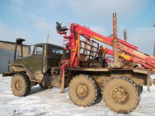 Лесовоз а/м Урал с гидроманипулятором в городе Курган, фото 2, Курганская область