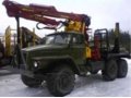 Лесовозный тягач на шасси УРАЛ - 43204 с КМУ ОМТЛ-70 в городе Челябинск, фото 1, Челябинская область