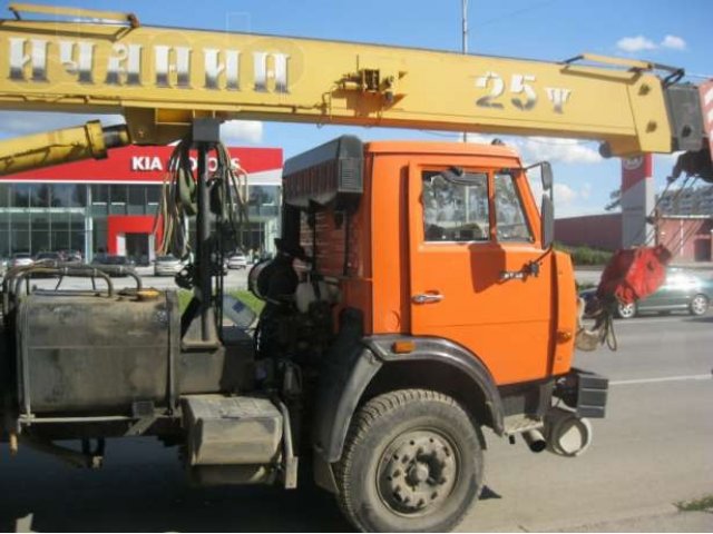 автокран камаз галичанин 25 тонн 2008 год вылет стрелы 21.7 метра проб в городе Екатеринбург, фото 1, стоимость: 3 300 000 руб.