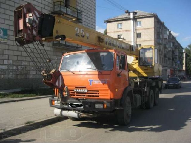 автокран камаз галичанин 25 тонн 2008 год вылет стрелы 21.7 метра проб в городе Екатеринбург, фото 2, Строительная техника