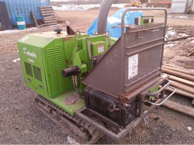 Самоходная щепорубилка – измельчитель древесины Ohashi GS280D в городе Южно-Сахалинск, фото 2, Сахалинская область