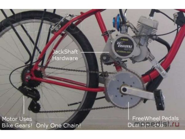 Веломотор (мотор для велосипеда с понижающим редуктором) в городе Сургут, фото 4, Мотозапчасти