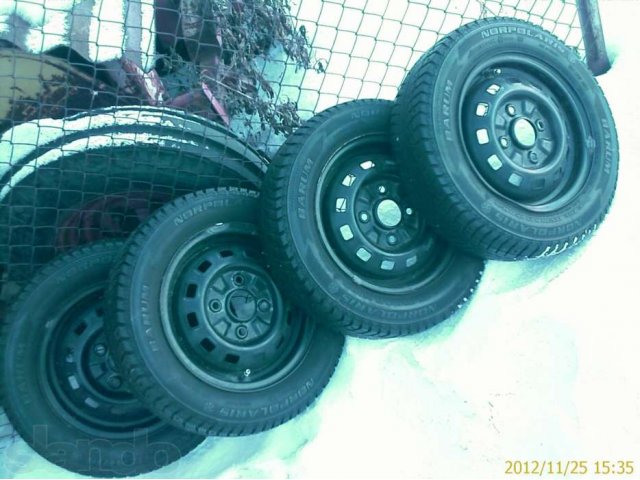 Продам Комплект Зимних колёс на МАТИЗ R-13 в городе Тюмень, фото 1, Шины, диски и колёса