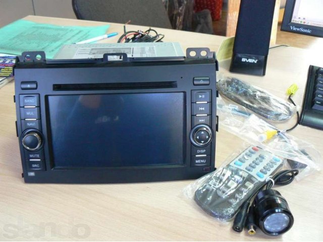 DVD магнитола в штатное место Toyota Prado 120 в городе Самара, фото 1, стоимость: 7 000 руб.