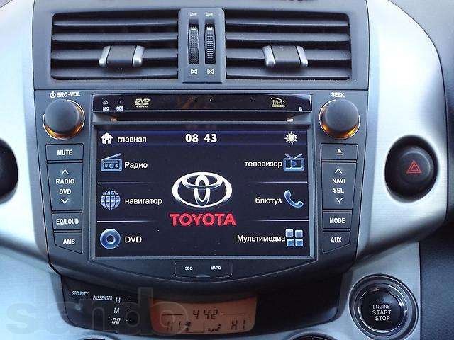 Автомагнитола Toyota RAV4. GPS, DVD, USB, TV, SD, HDD, Новая. Гарантия в городе Хабаровск, фото 2, Хабаровский край