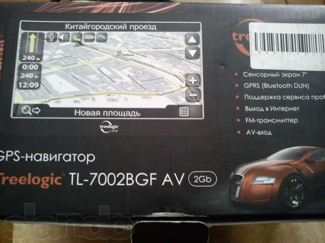 Продам gps-навигатор treelogic в городе Прокопьевск, фото 1, GPS-навигаторы и регистраторы