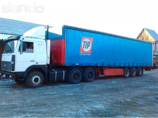 маз 64229 с полуприцепом