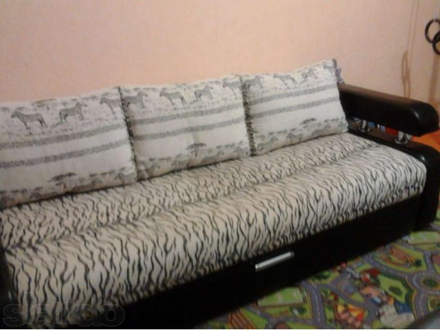 Продаю диван,еврокнижка,расцветка ЗЕБРА. в городе Крымск, фото 3, Мягкая мебель