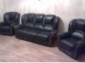 Мягкая мебель диван и 2 кресла кожзам в городе Киров, фото 1, Кировская область