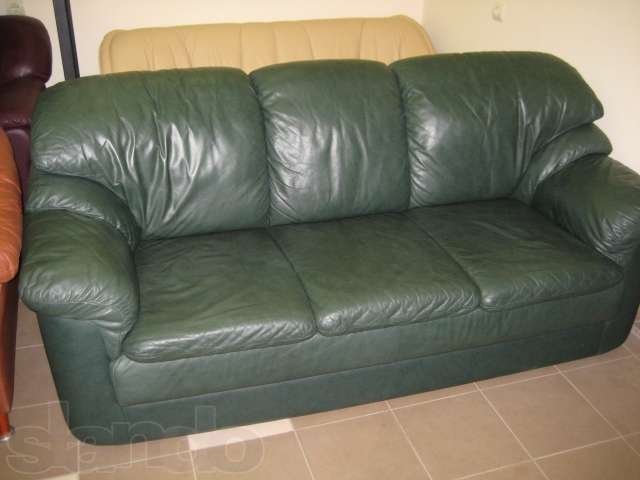 Импортный кожаный диван в городе Бор, фото 1, Мягкая мебель