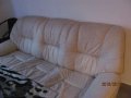 Продам кожанный диван б/у в городе Воронеж, фото 1, Воронежская область