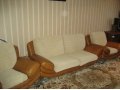 Магкая мебель (Кожаный диван + 2 кресла) в городе Сургут, фото 1, Ханты-Мансийский автономный округ