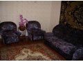 Мягкая мебель (диван и 2 кресла) флок,цв. фиолетовый с бордовым, раск в городе Кострома, фото 1, Костромская область