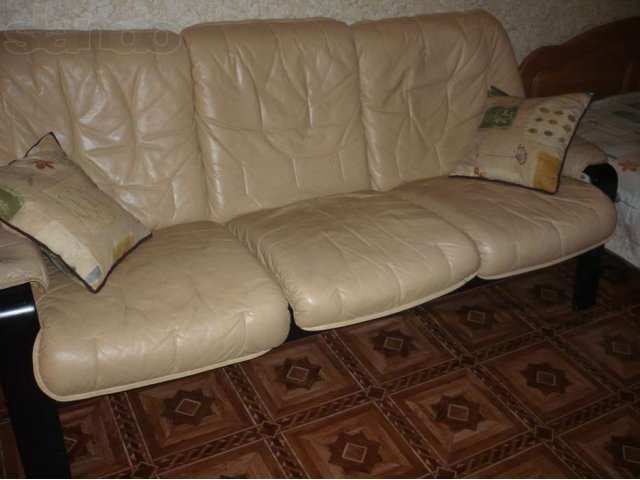 диван кожаный в городе Петрозаводск, фото 1, Карелия