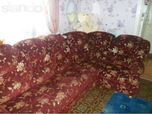 угловой диван с креслом в городе Ялуторовск, фото 3, Мягкая мебель