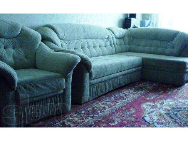 уголок отдыха (угловой диван+кресло) в городе Набережные Челны, фото 1, стоимость: 20 000 руб.