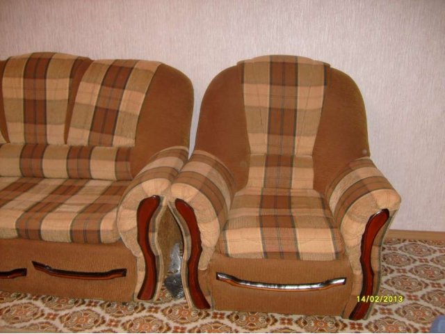 Продаю диван и кресло в городе Саранск, фото 3, Мордовия