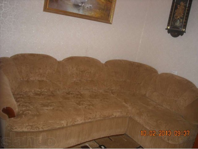 Продам угловой диван в отличном состоянии в связи с переездом 12000 в городе Липецк, фото 3, Мягкая мебель