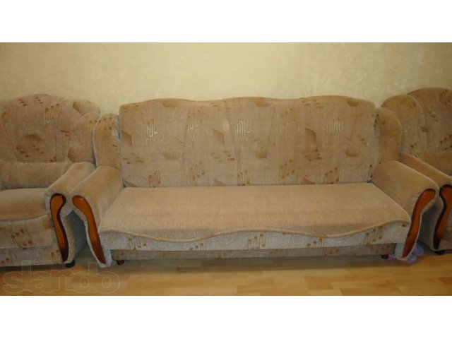 Диван + 2 кресла в городе Орёл, фото 1, стоимость: 12 000 руб.