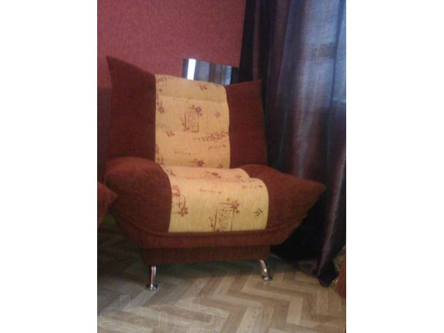 Диван, 2 кресла, пуф, 4 подушки в городе Набережные Челны, фото 2, Мягкая мебель