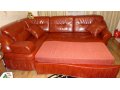 Кожаный диван и кресло в городе Люберцы, фото 2, стоимость: 70 000 руб.