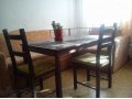 Стол и четыре стула из массива сосны для кухни или гостиной в городе Иваново, фото 1, Ивановская область
