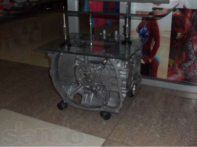 Журнальный столик из блока двигателя в городе Хабаровск, фото 3, стоимость: 12 000 руб.