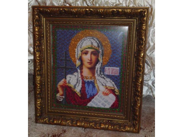 Продаем иконы вышитые бисером. в городе Ишим, фото 3, стоимость: 4 500 руб.
