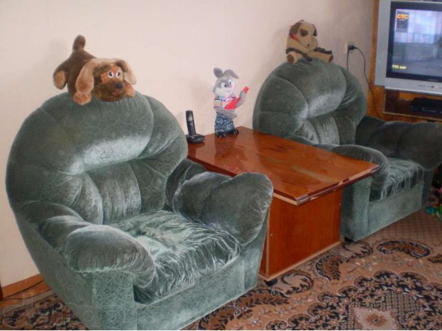 Диван + 2 кресла в городе Курск, фото 3, Прочая мебель для гостиной