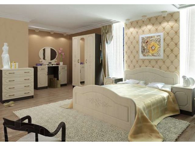 Спальня Фиеста Новинка от фабрики Сурская мебель в городе Пенза, фото 3, Спальные гарнитуры