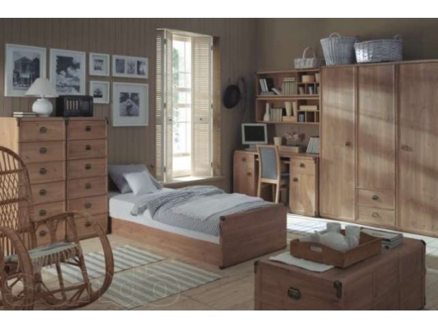 Спальня Индиана, шкаф, комод, кровать, тахта зеркало полка в городе Санкт-Петербург, фото 2, стоимость: 37 550 руб.