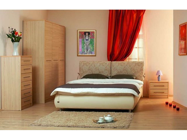 Спальня Жаклин - кровать интерьерная шкаф комод тумба в городе Санкт-Петербург, фото 1, стоимость: 40 330 руб.