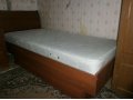 Кровать-полуторка с ящиком,идеальное состояние,ортопедический матрас в городе Астрахань, фото 1, Астраханская область
