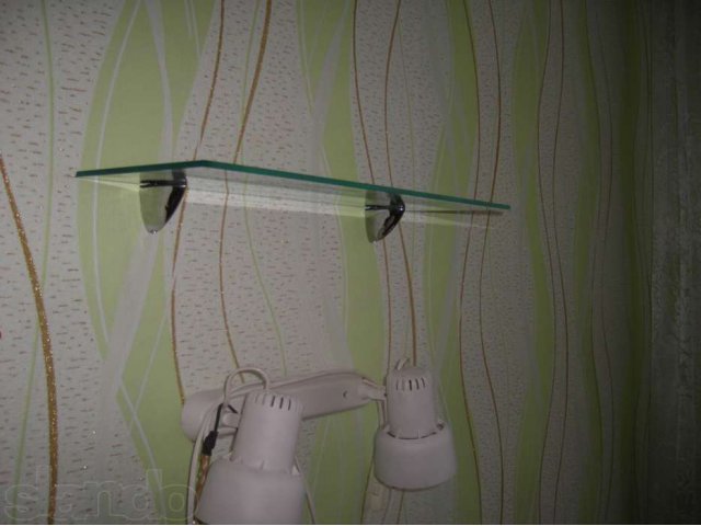 стеклянная полочка+серебристые держатели в городе Красноярск, фото 3, Другое