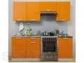 Кухня Эконом 2100мм металлик оранжевый в наличии в городе Москва, фото 1, Московская область