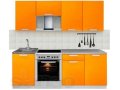 Кухня Эконом 2100мм металлик оранжевый в наличии в городе Москва, фото 5, стоимость: 11 150 руб.
