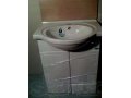 Продам тумбу с керамической раковиной белого цвета для ванной комнаты в городе Тольятти, фото 1, Самарская область