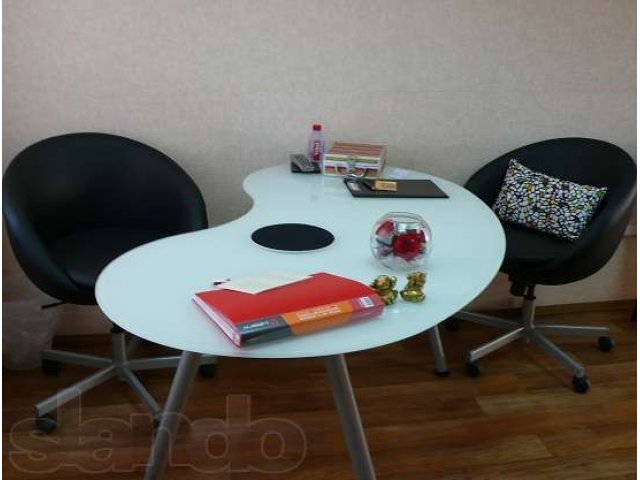 Стол письменный, матовое стекло, для дома или офиса в городе Екатеринбург, фото 1, Столы