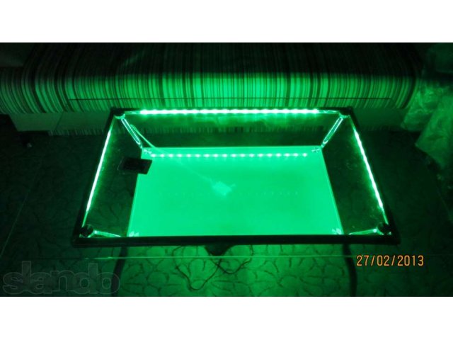 Продам стеклянный стол с подсветкой в городе Ижевск, фото 3, стоимость: 7 500 руб.