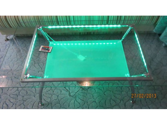 Продам стеклянный стол с подсветкой в городе Ижевск, фото 6, стоимость: 7 500 руб.