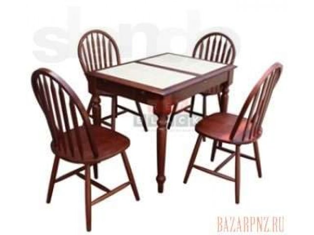 Обеденная группа 2950 (стол + 4 стула) махагон в городе Пенза, фото 1, стоимость: 20 100 руб.