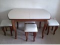 Продаю новый оригинальный стол и пуфики в городе Чебоксары, фото 1, Чувашия
