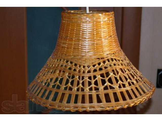 Продам светильник с плетеным абажуром в городе Саратов, фото 1, стоимость: 400 руб.