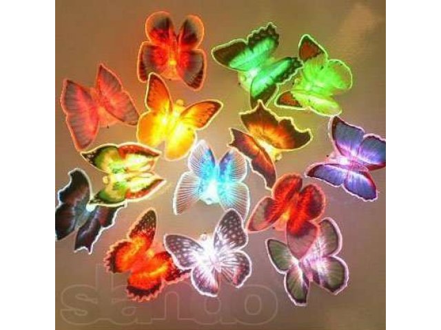 Светящаяся бабочка в городе Барнаул, фото 2, Освещение