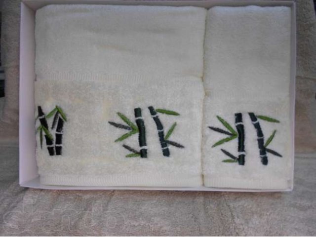 Бамбуковые полотенца в подарочных наборах в городе Челябинск, фото 2, Челябинская область