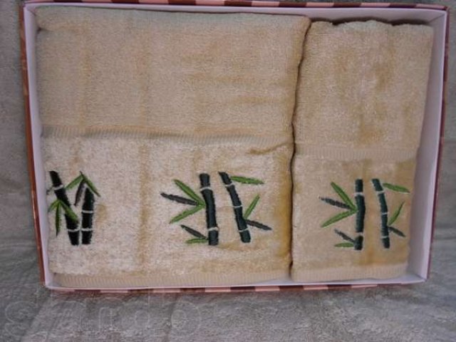 Бамбуковые полотенца в подарочных наборах в городе Челябинск, фото 7, Полотенца