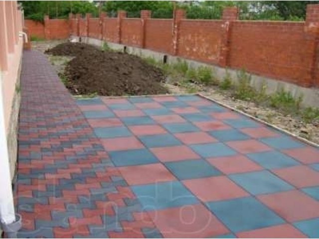 Продажа оптом и в розницу резиновой тротуарной плитки и брусчатки в городе Ростов-на-Дону, фото 2, стоимость: 1 050 руб.