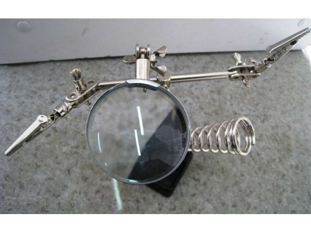 Паяльная лупа-штатив с фиксаторами в городе Самара, фото 2, стоимость: 300 руб.