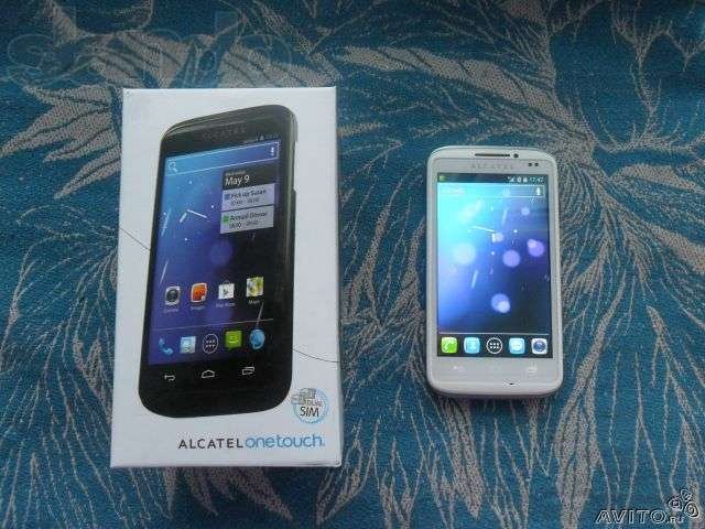 Продам Alcatel ONE touch 993 (белый) в городе Белокуриха, фото 1, стоимость: 6 000 руб.