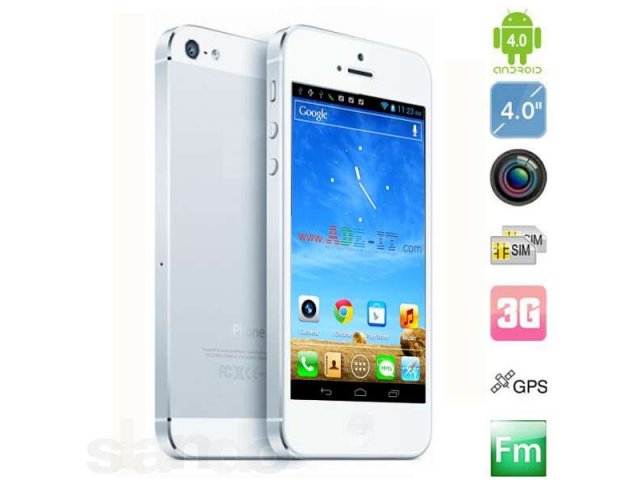 IPhone 5 White 4.0 Android 4.0 DualCore 1Ghz в городе Смоленск, фото 1, Мобильные телефоны